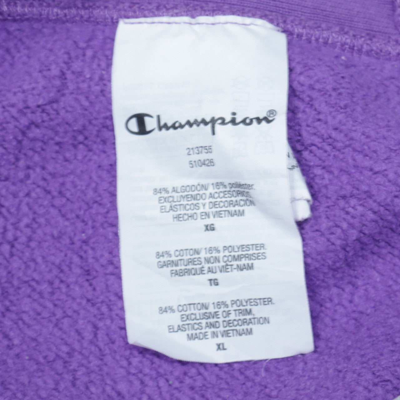 Champion Men's Purple XL Reverse Weave Pullover Sweatshirt