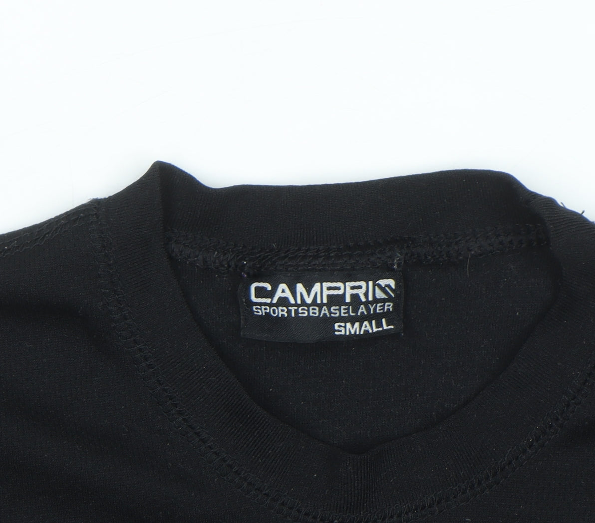 Campri Men's Black Small Thermal Long Sleeve Sports Base Layer Top