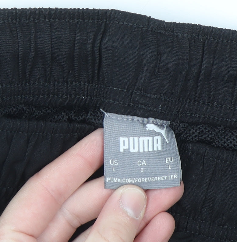 Puma Men's Black Jogger Activewear Trousers Size L
