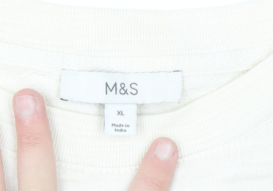 Marks & Spencer Womens Orange Mix XL Pullover Sweatshirt