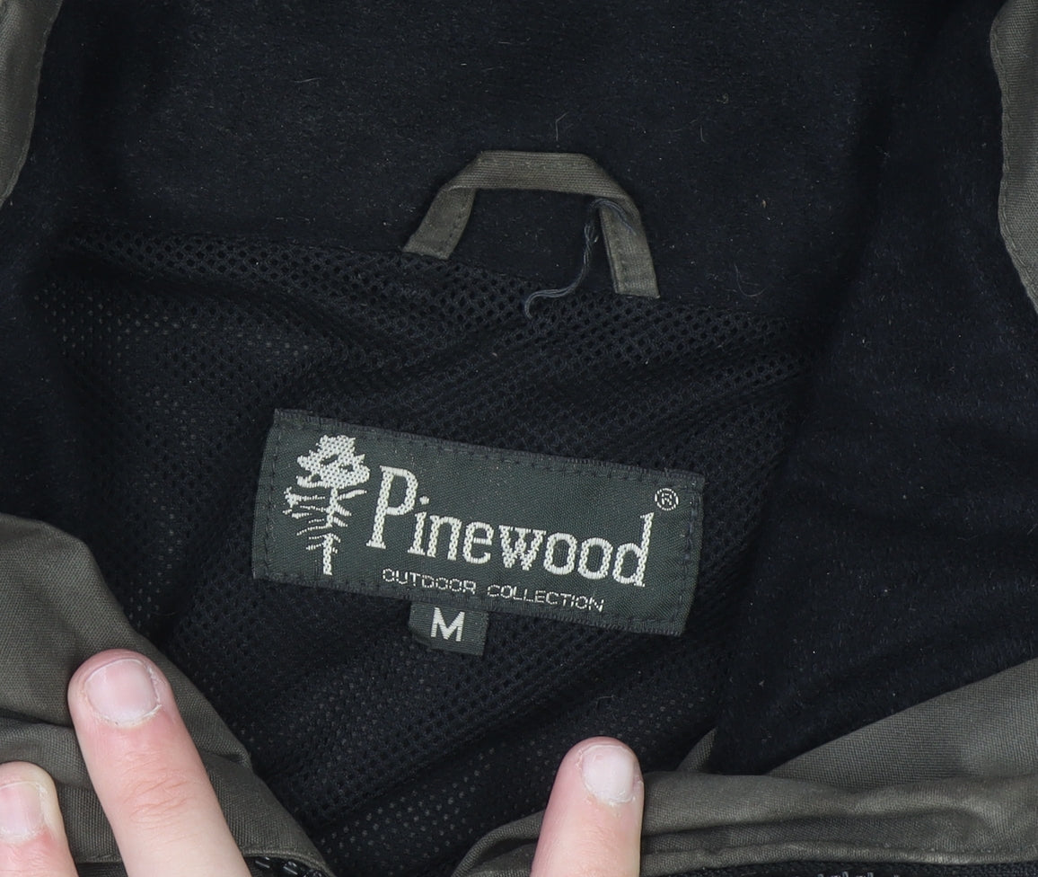Pinewood Men's Green Hooded Outdoor Parka Jacket M
