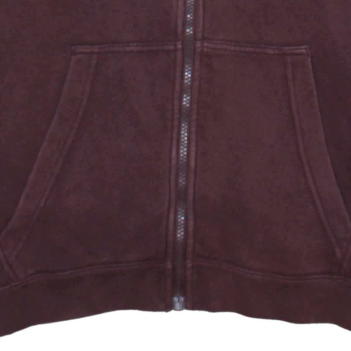 Nike Men's Brown Full Zip Hoodie M Regular Fit Fleece Sweatshirt