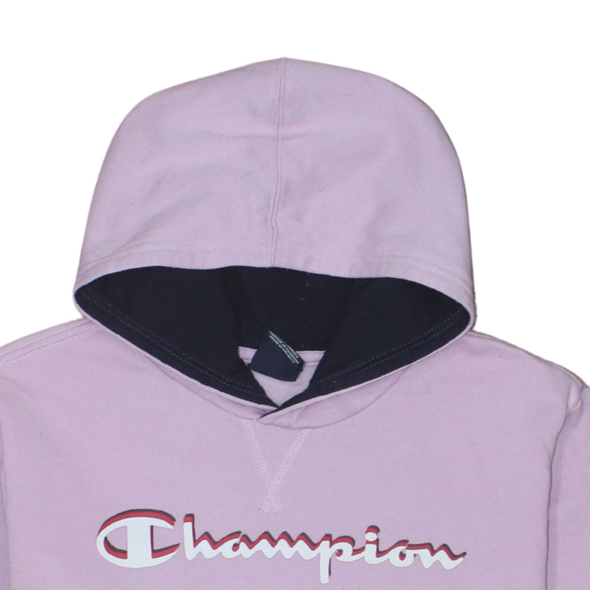 Champion Girls Pink Pullover Fleece Hoodie 15-16 Years Logo Sweatshirt