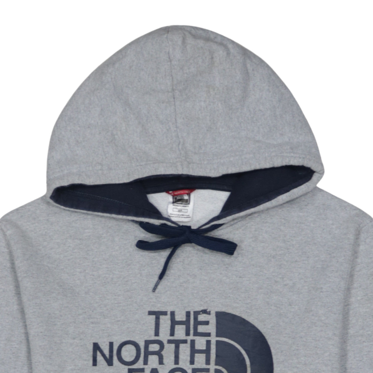 The North Face Men's Grey Pullover Hoodie Small Outdoor Fleece