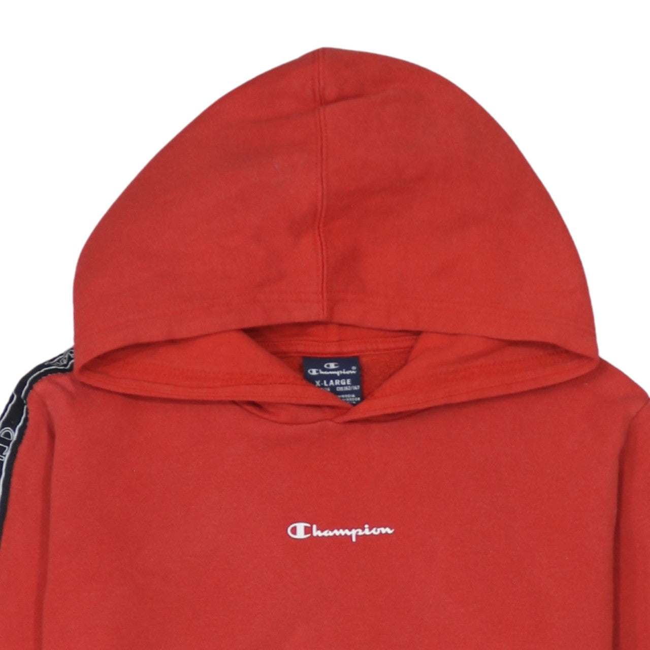 Champion Boys Red Pullover Hoodie XL 13-14 Years Fleece Logo Sweatshirt