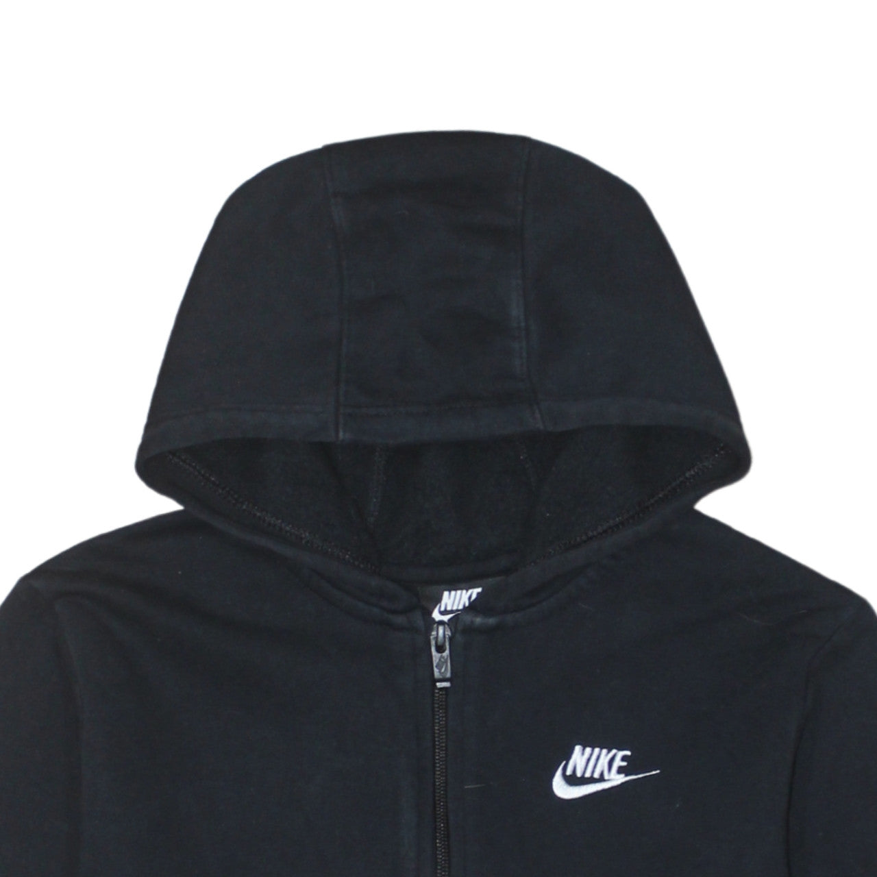 Nike Boys Black XL Full Zip Hoodie Sweatshirt with Logo