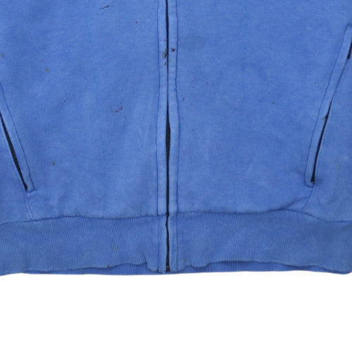 Puma Men's Blue Full Zip Hoodie Size M Cotton Blend Casual