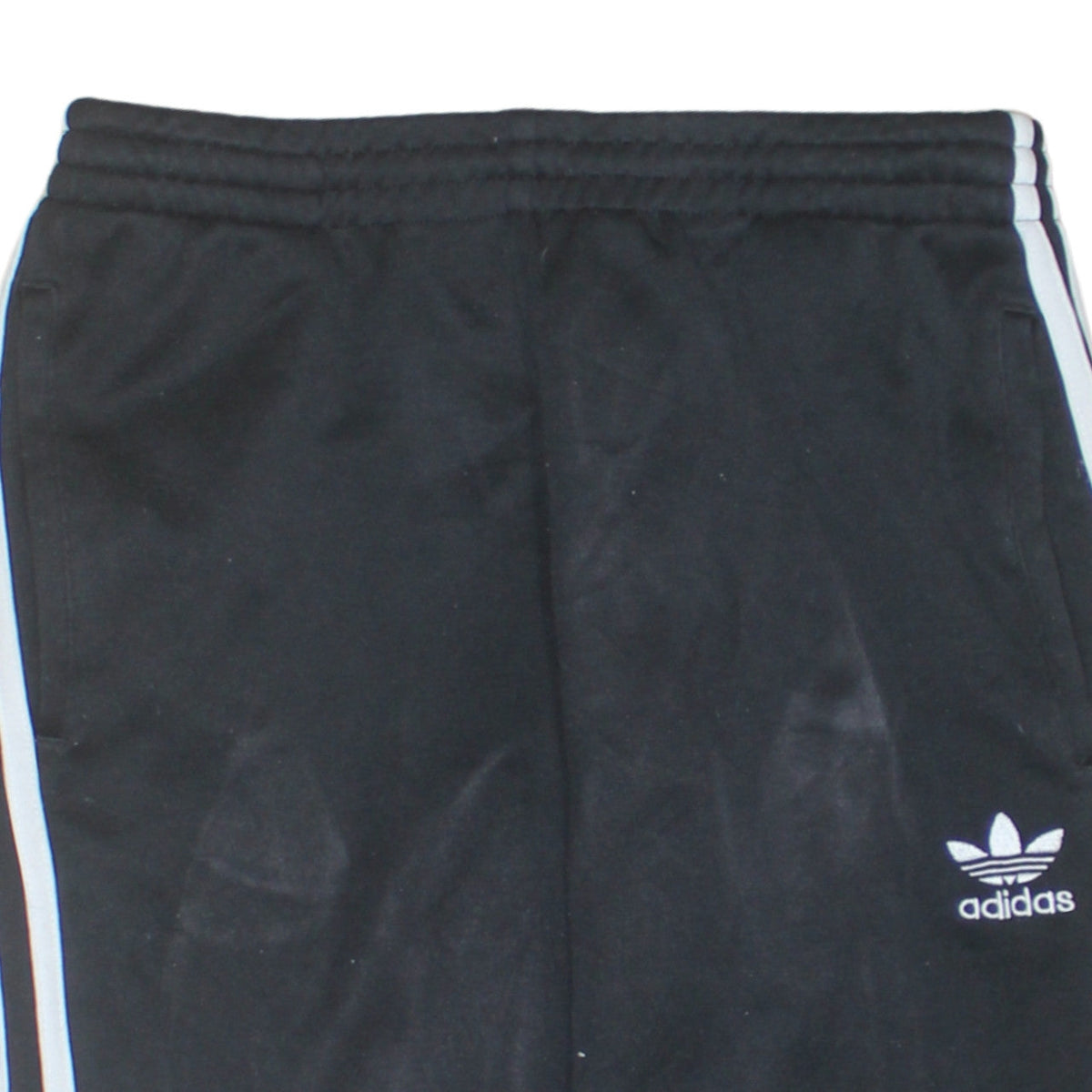 adidas Men's Black Small Jogger Trousers with 3 Stripes