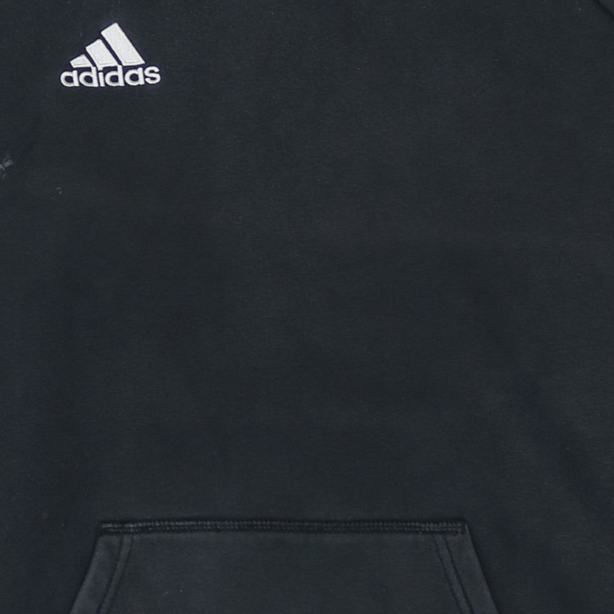 Adidas Men’s Black Pullover Hoodie Size S Sports Logo Fleece