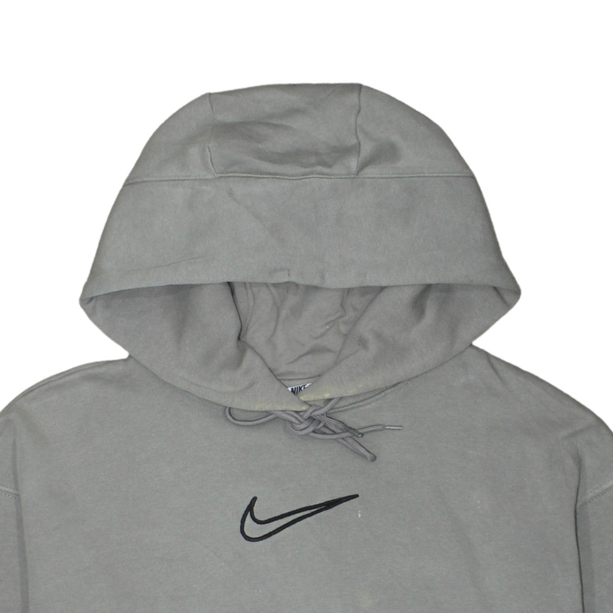Nike Women’s Grey Pullover Hoodie Small Cotton Blend Casual Sweatshirt