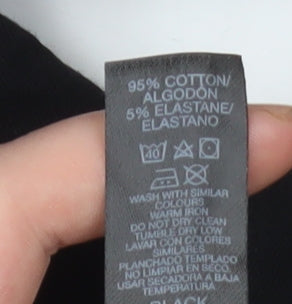 Dunnes Stores Women’s Black Cotton Stretch Leggings Size Small