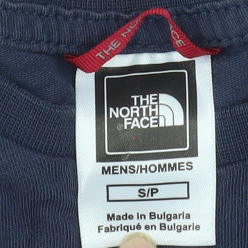 The North Face Men's Navy Blue Cotton Crew Neck T-Shirt Size S