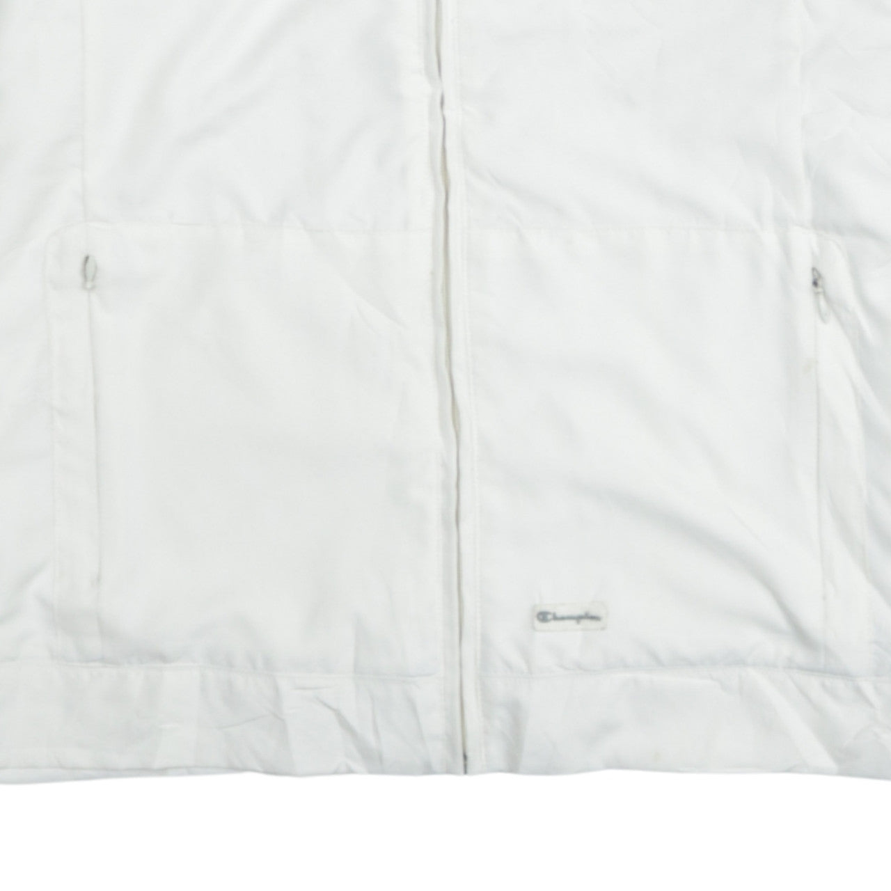 Champion Men's White Lightweight Windbreaker Jacket L