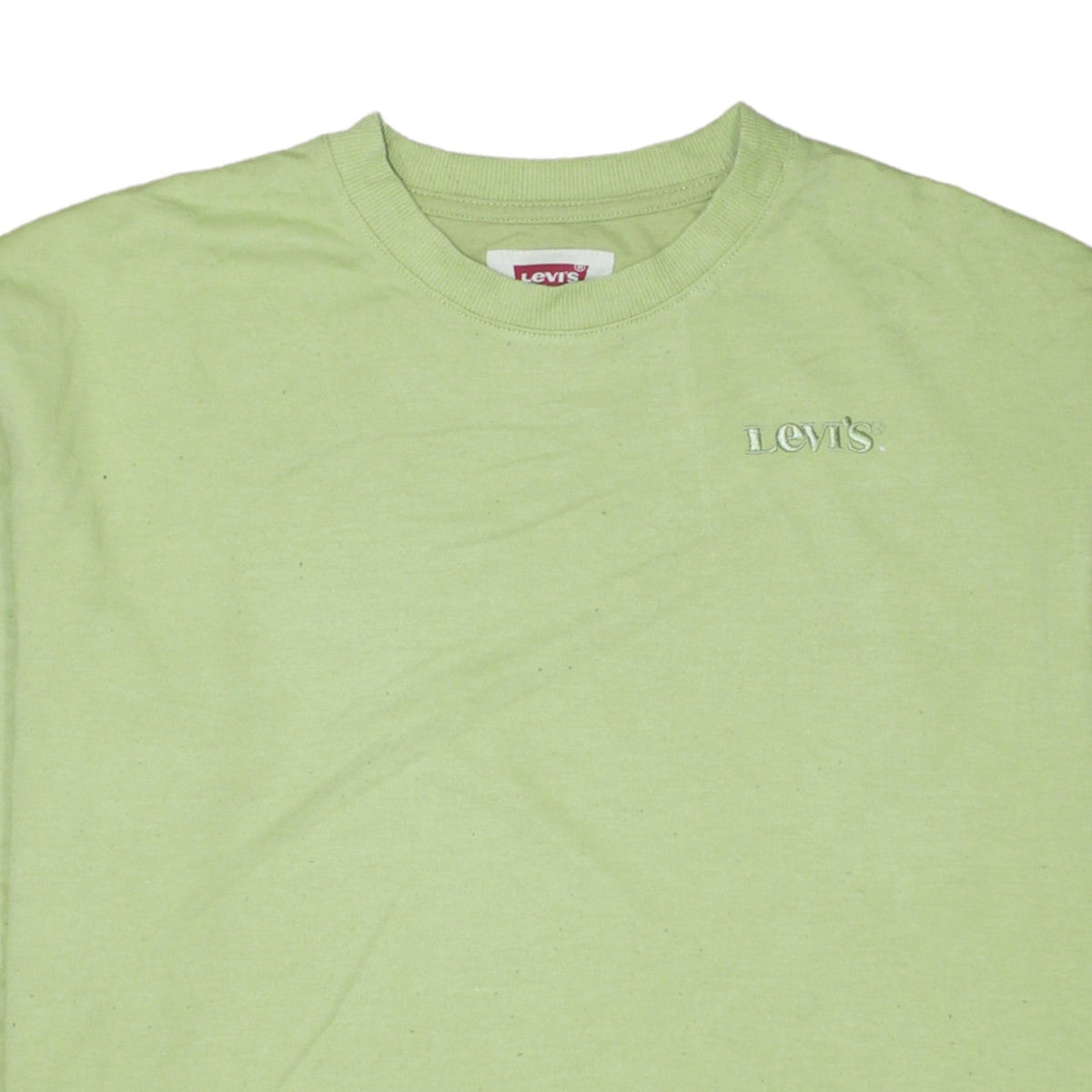 Additional view of Levi's boys’ green crew neck pullover sweatshirt 16 years regular fit