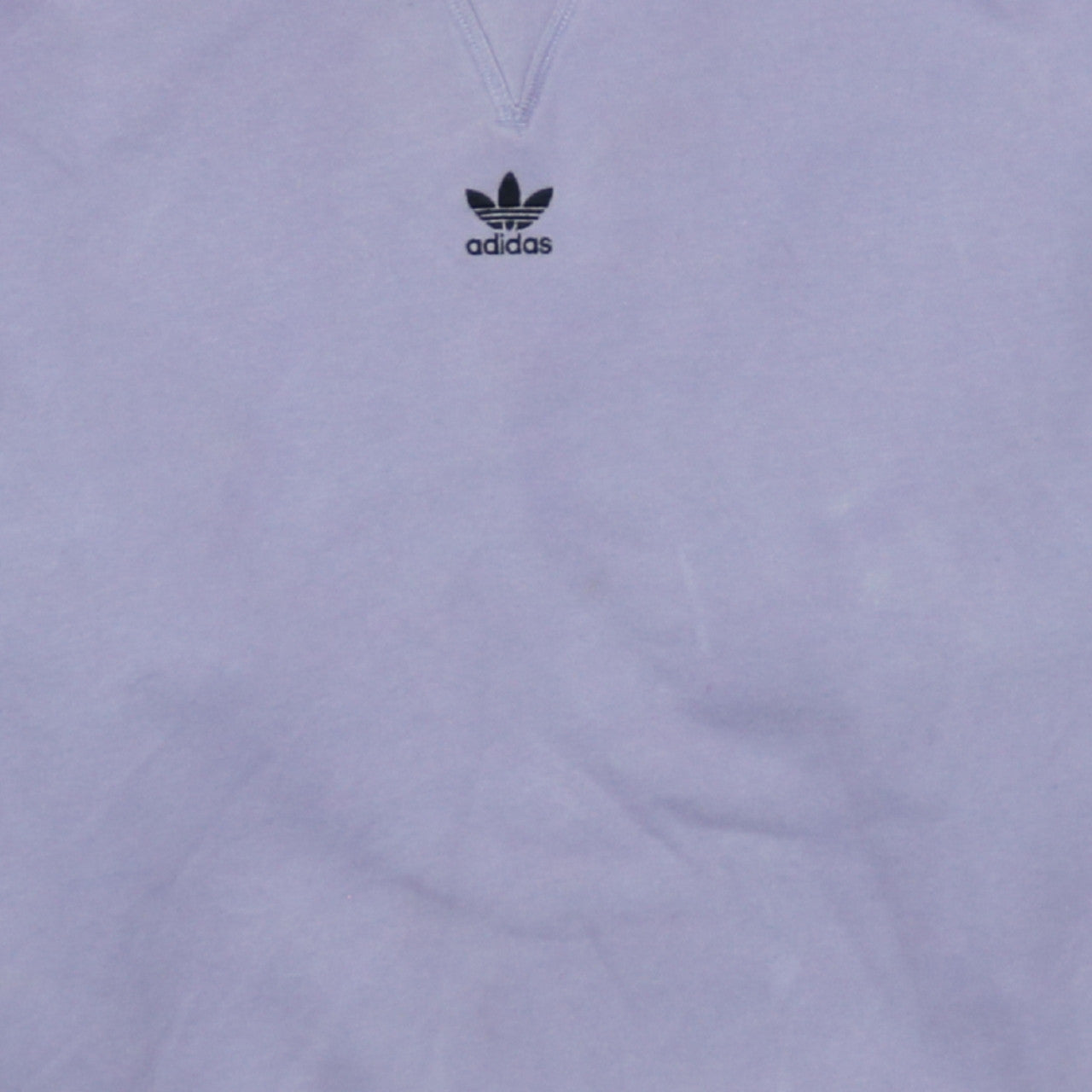 Adidas Womens Lilac Crew Neck Pullover Sweatshirt Size 12