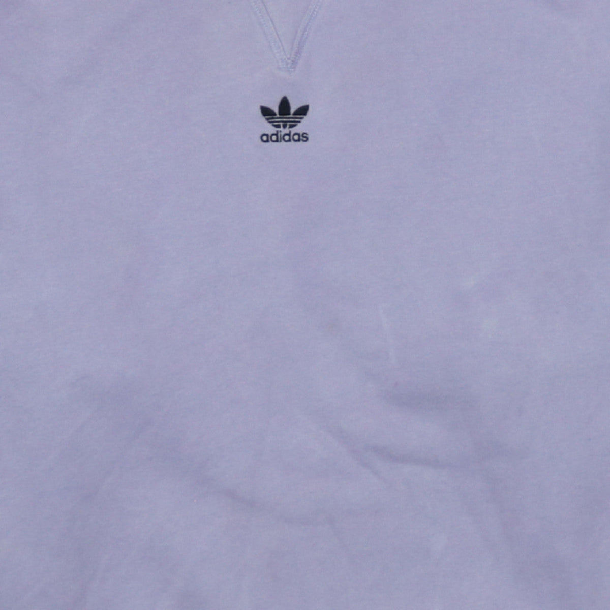 Adidas Womens Lilac Crew Neck Pullover Sweatshirt Size 12