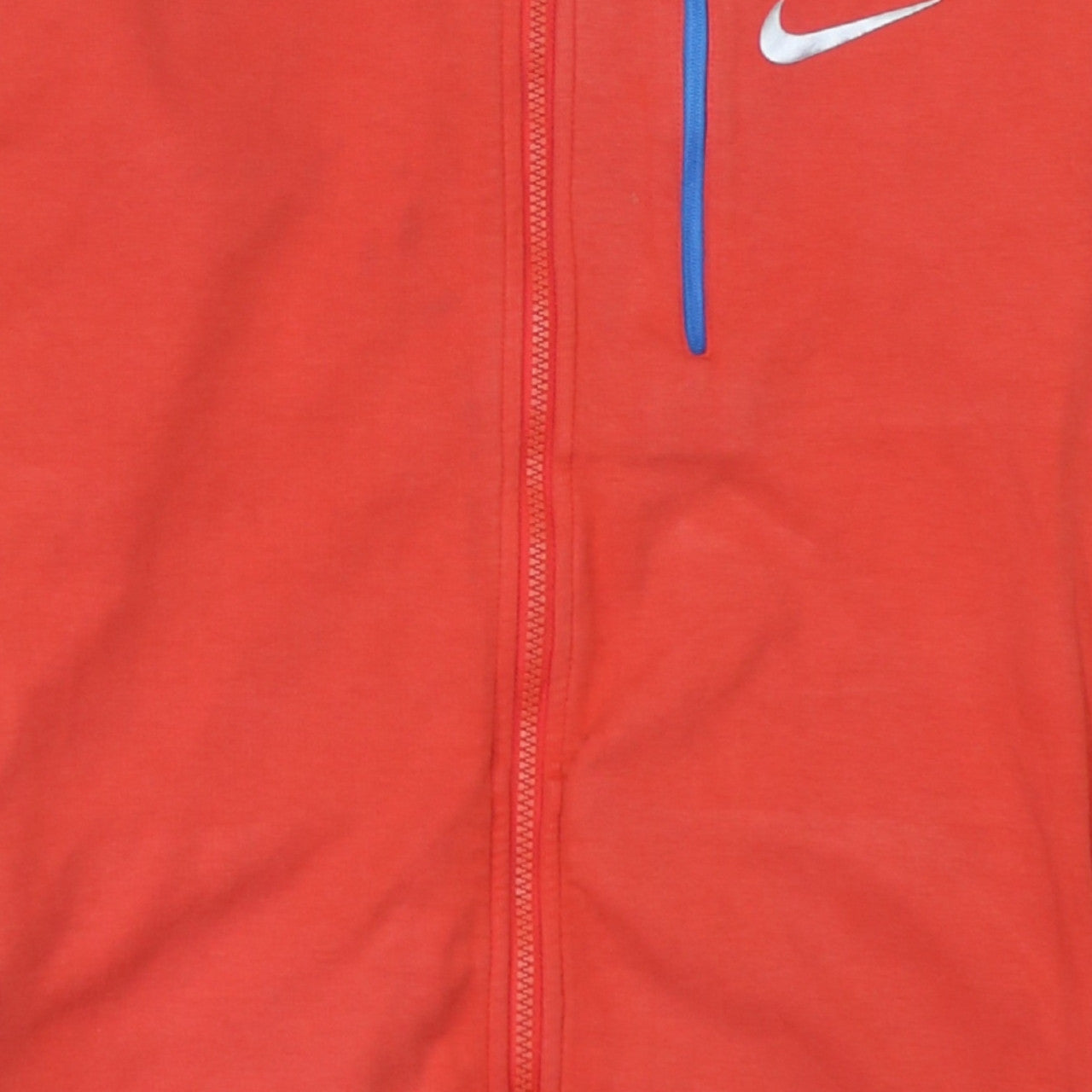 Nike Men's Red Full Zip Hoodie M Sports Fleece