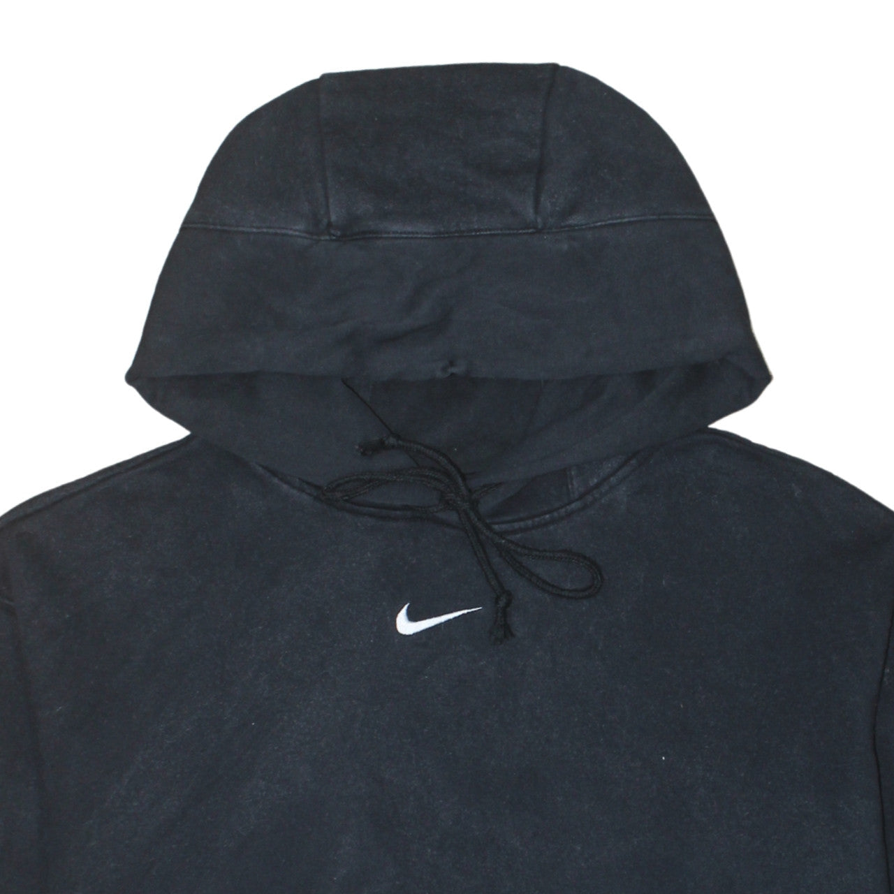 Nike Men's Black Pullover Hoodie M Logo Sports Fleece Sweatshirt