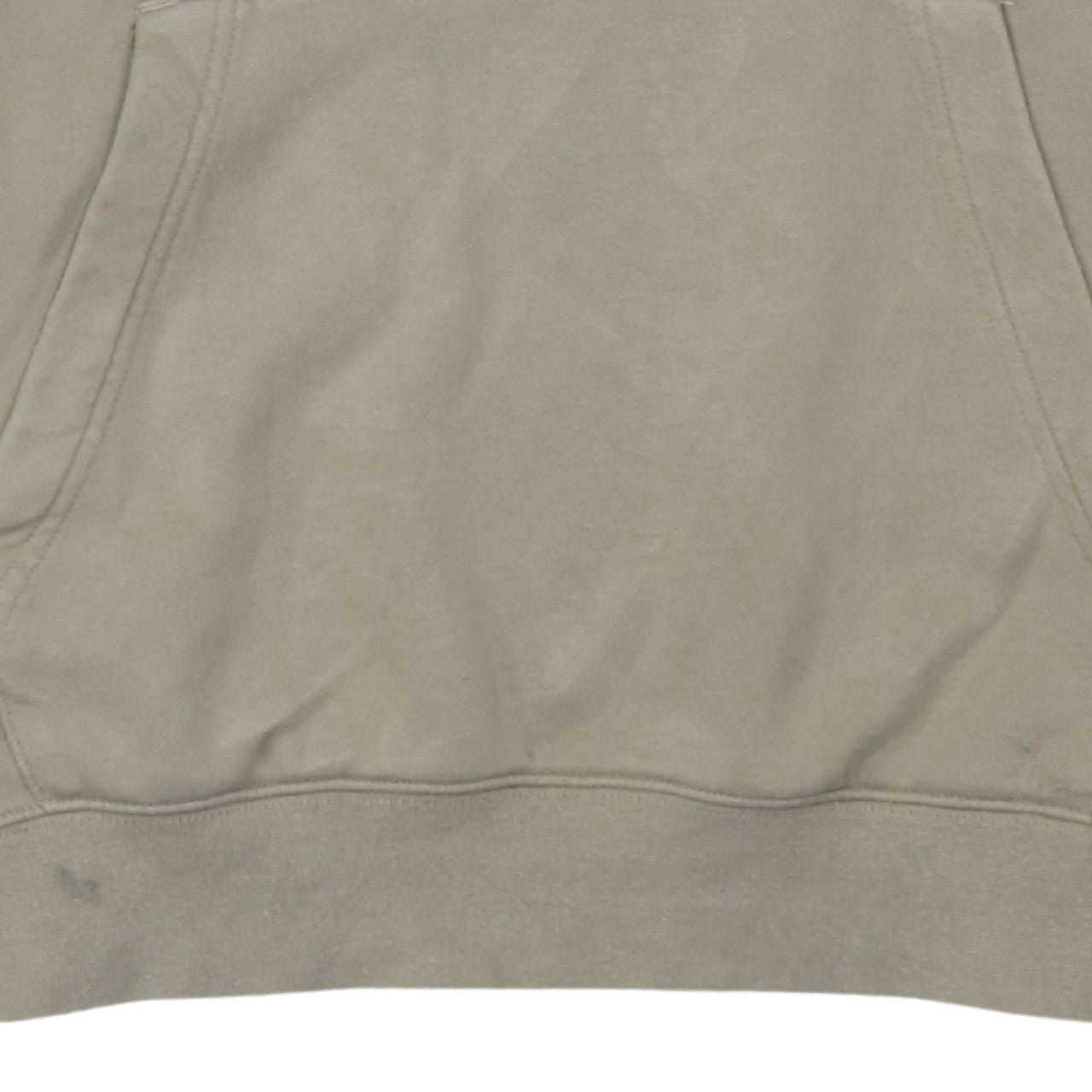Nike Women’s Beige Pullover Hoodie Small Logo Cotton Blend