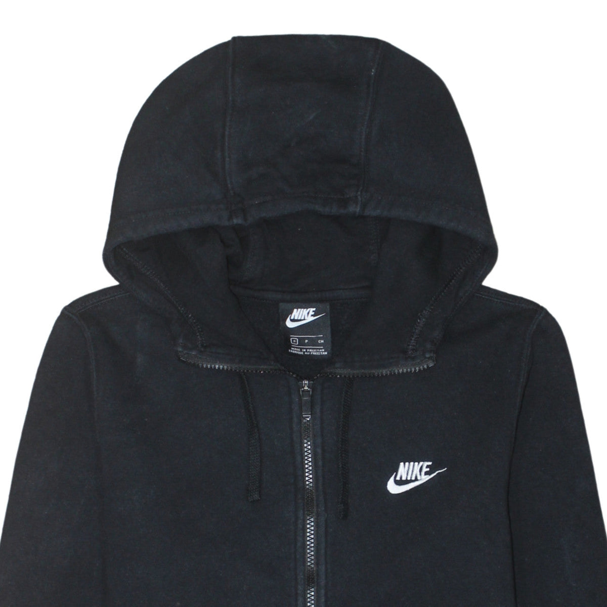 Nike Men's Black Full Zip Hoodie Size S Regular Fit Sportswear