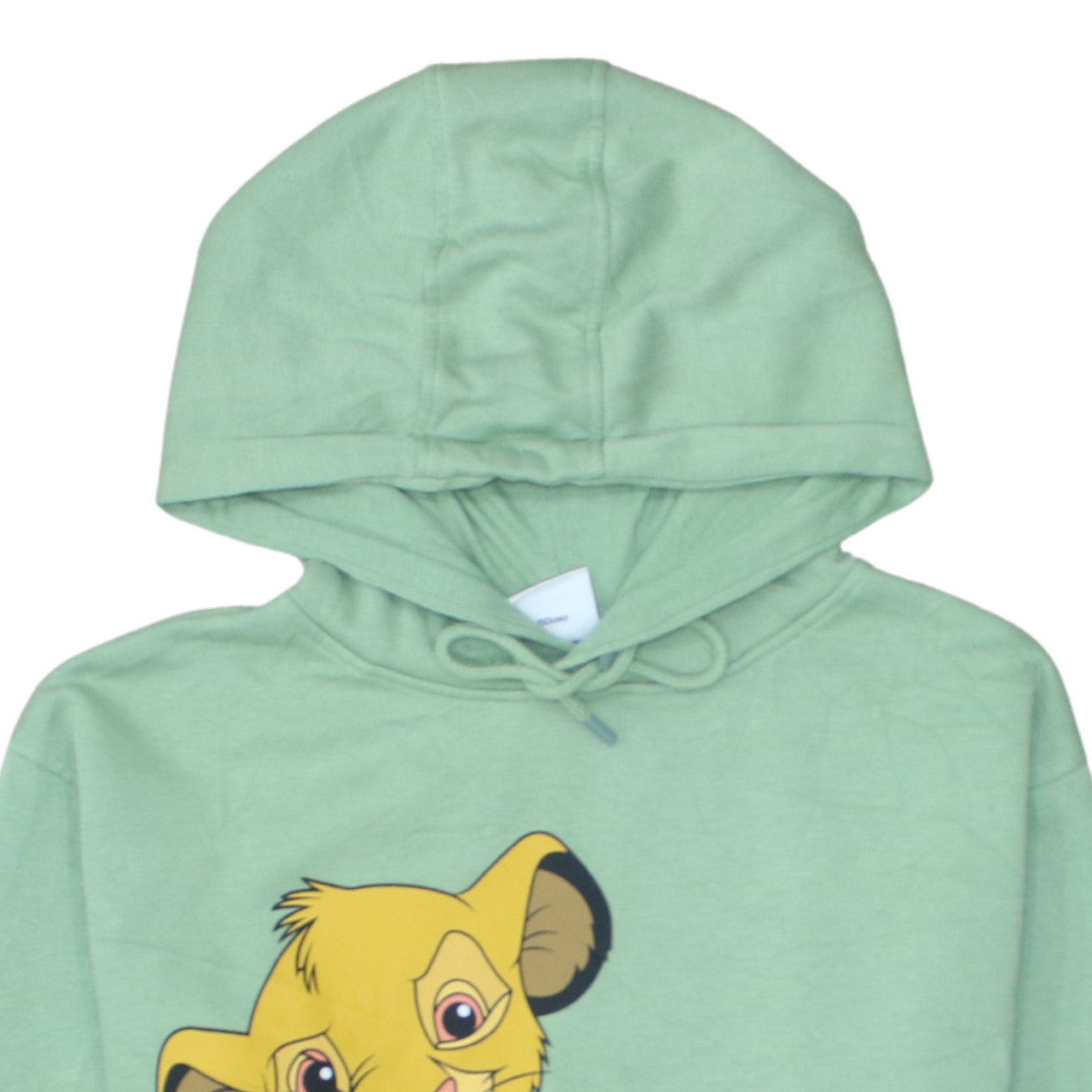 Disney Women Green Simba Pullover Hoodie Small UK 10-12 Casual