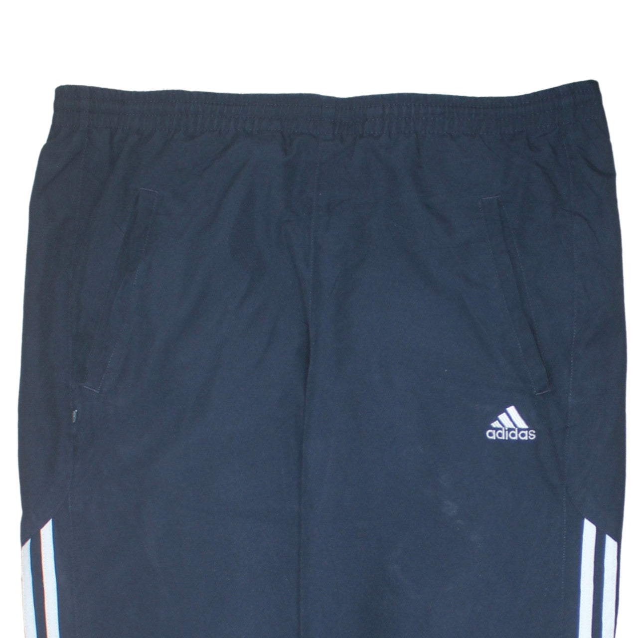 Adidas Men's Black M Regular Fit Sweatpants with Stripes