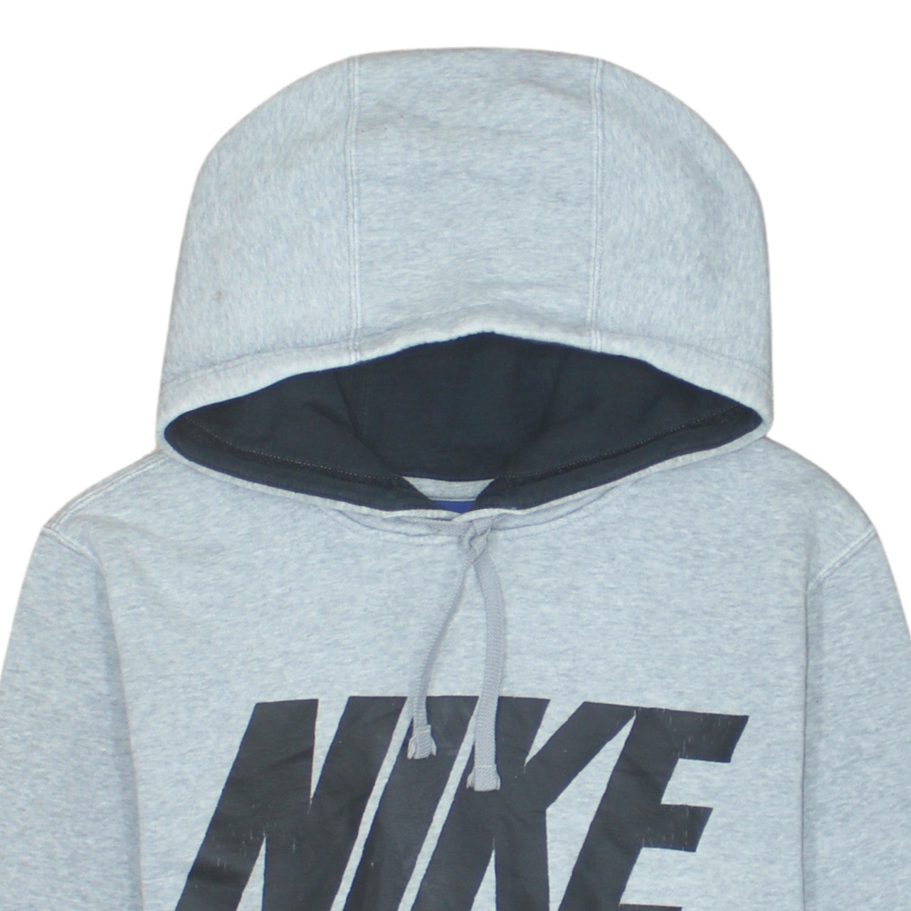 Nike Men's Grey Pullover Hoodie Small Graphic Sports Fleece