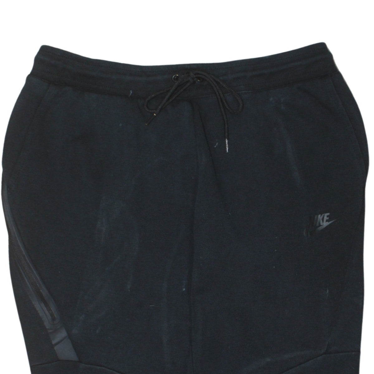 Nike Men's Black Jogger Trousers M Cotton Blend Fleece