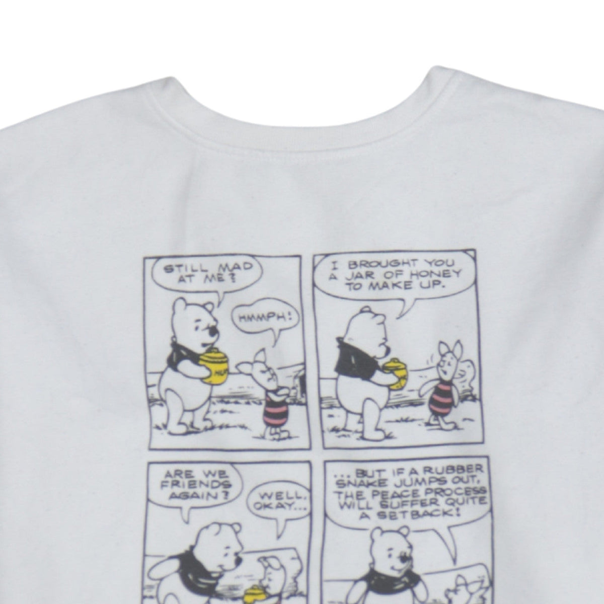 Disney Primark Women White XS Winnie the Pooh Graphic Sweatshirt