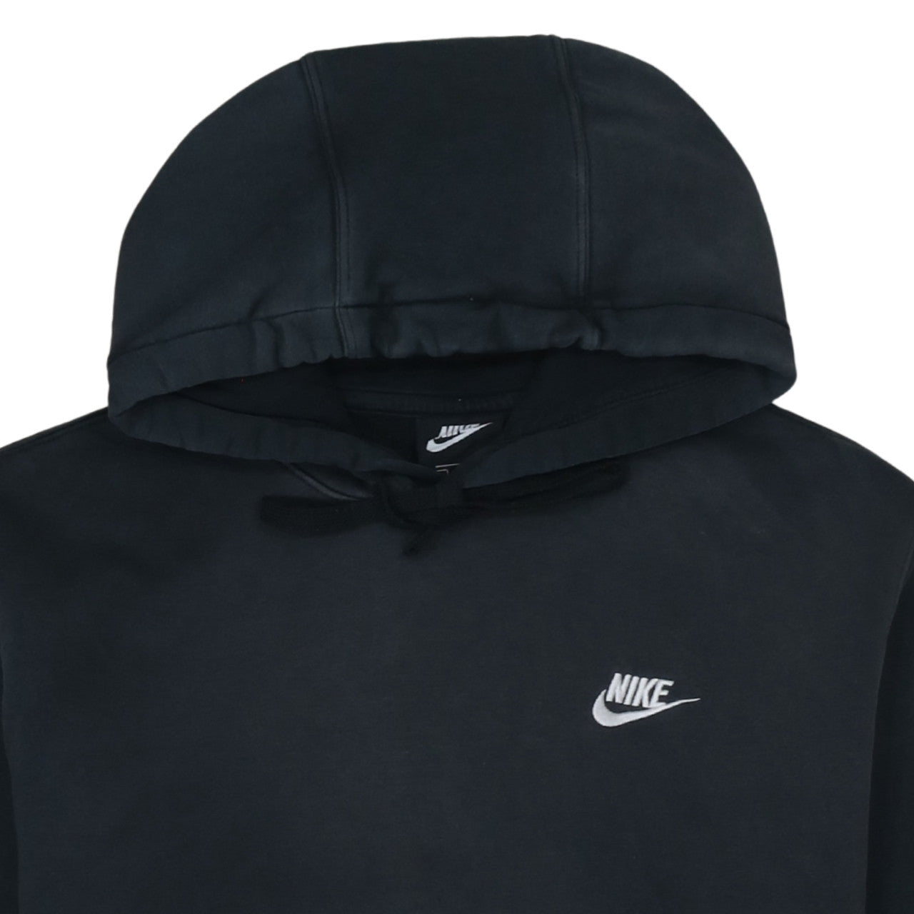 Nike Men's Black Pullover Hoodie Size M Classic Fleece Sweatshirt
