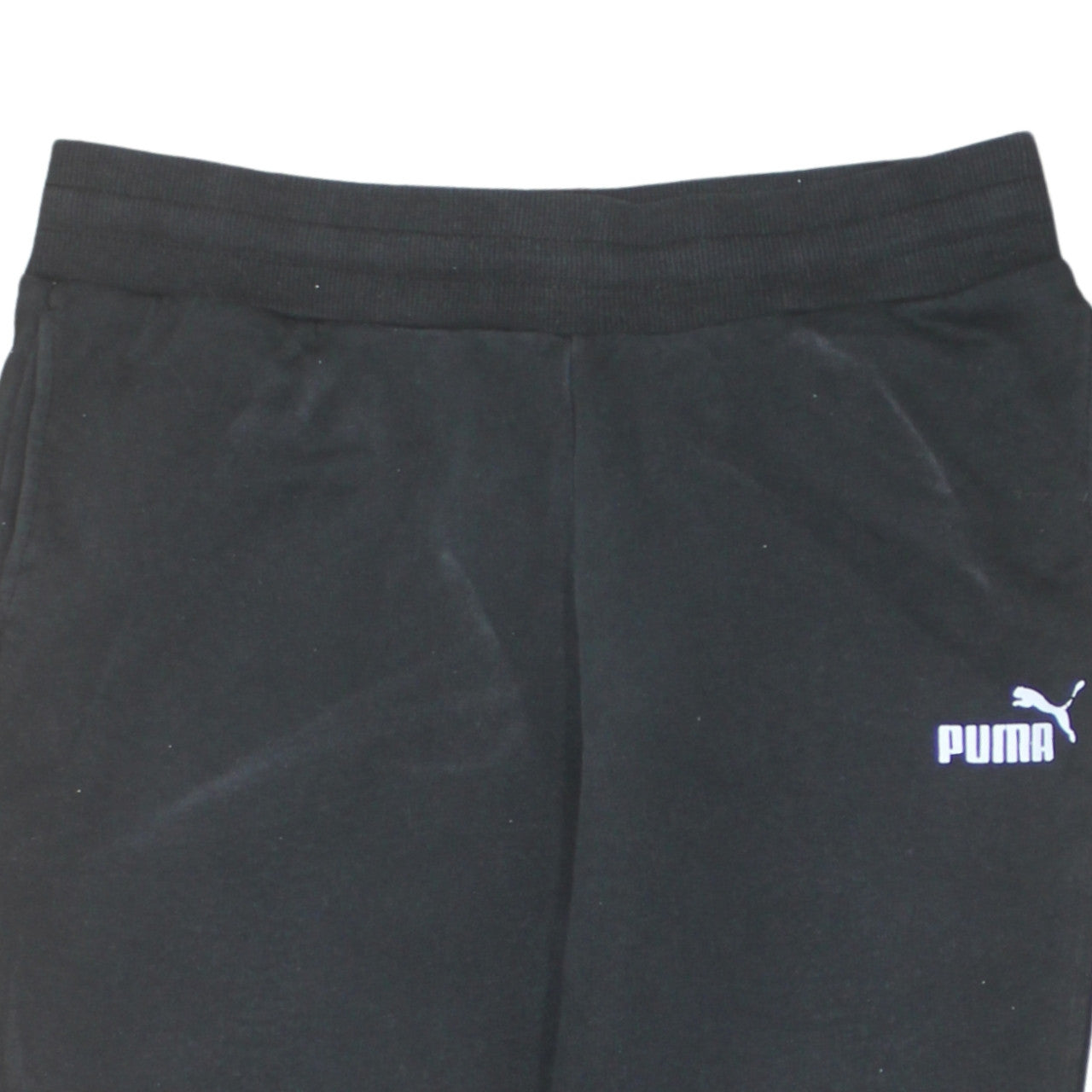 Puma Womens Black Jogger Sweatpants M Regular Fit Fleece