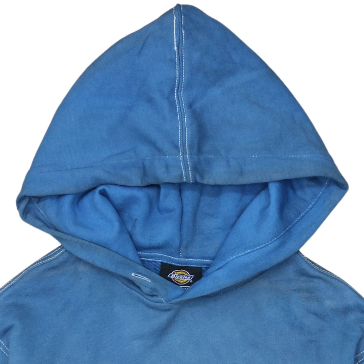 Dickies Men's Blue Pullover Hoodie Medium Logo Graphic Fleece
