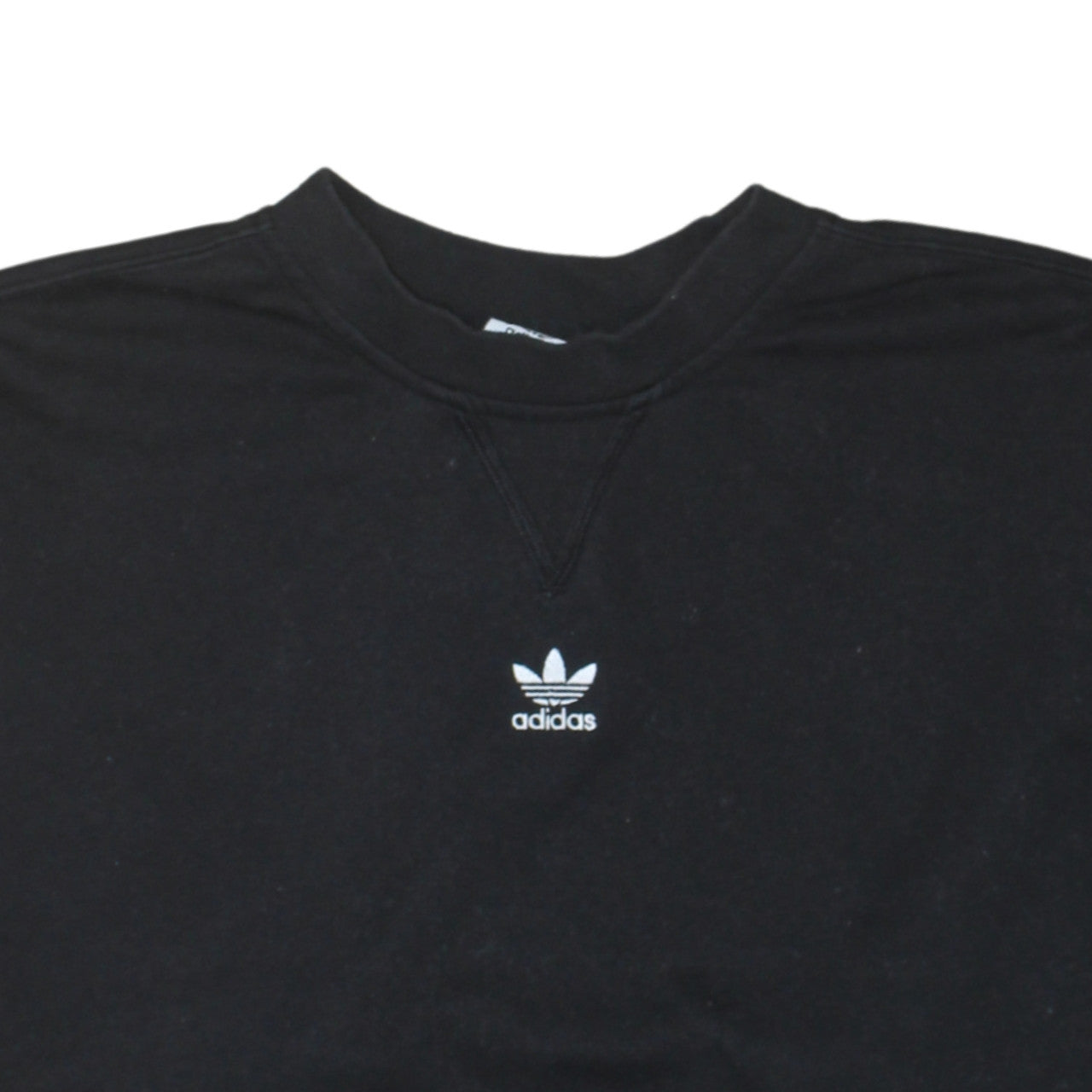 Adidas Womens Black XS Crew Neck Pullover Sweatshirt