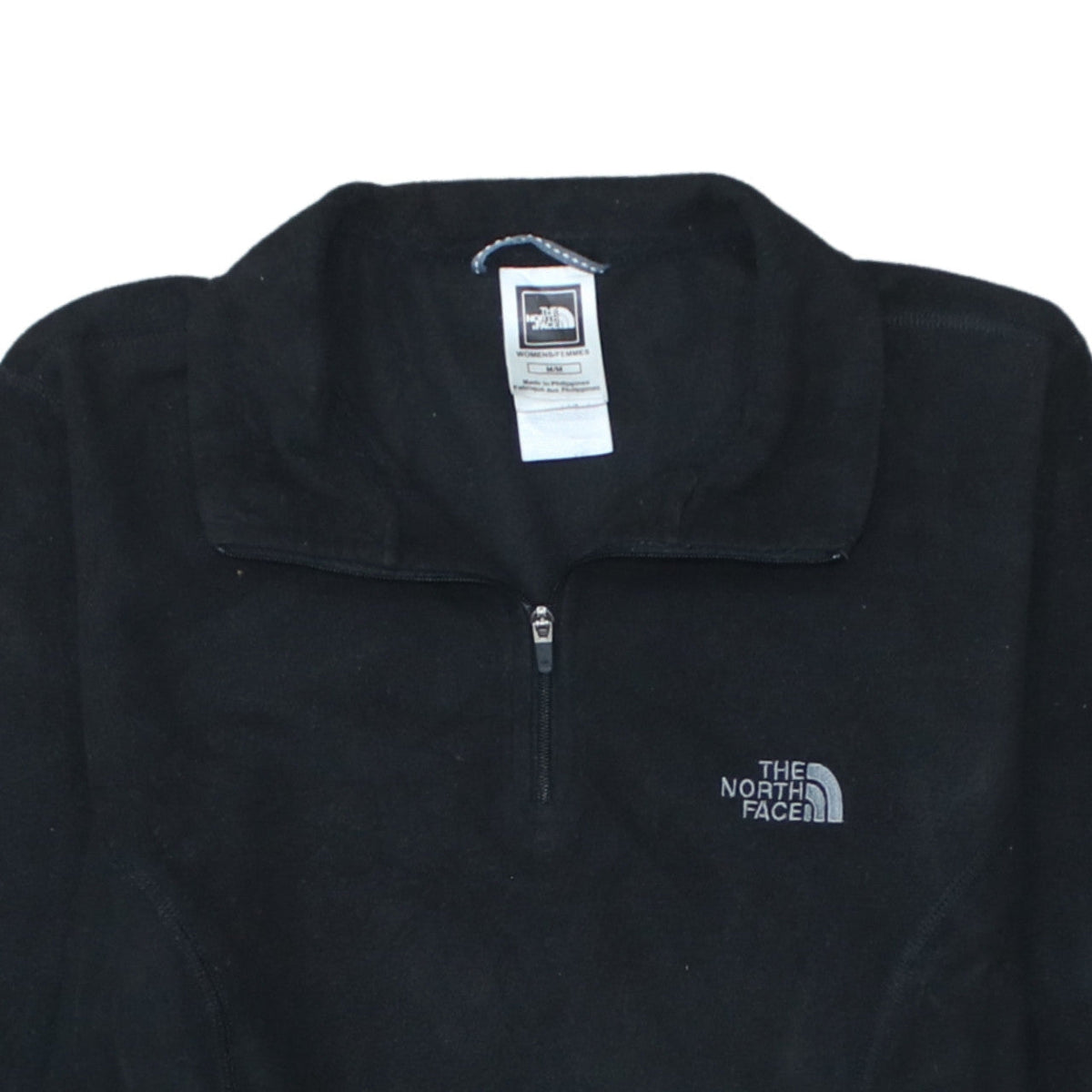 The North Face Womens Black M Fleece 1/4 Zip Pullover Sweatshirt