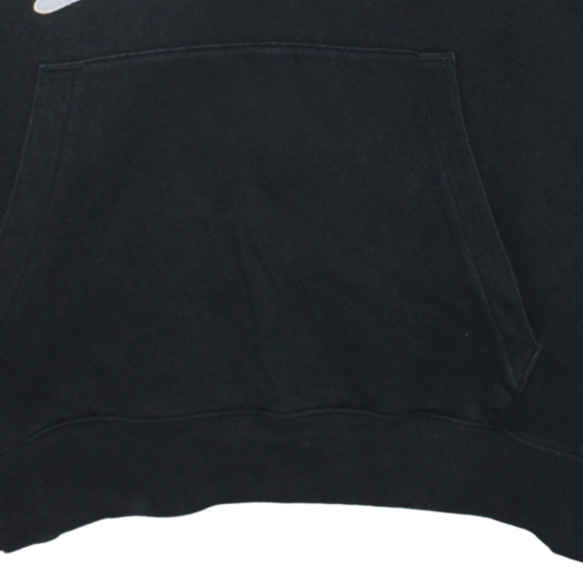 Nike Women Black Medium Pullover Hoodie with Logo Print