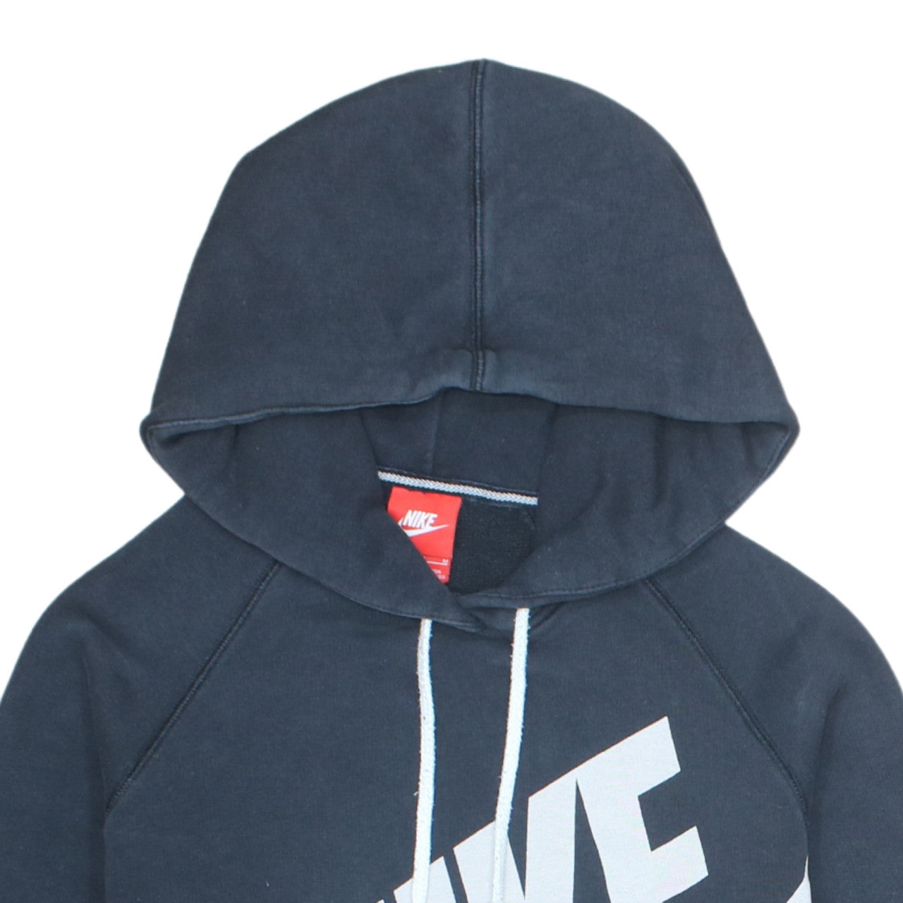 Nike Men's Blue Pullover Hoodie M Logo Fleece Sweatshirt