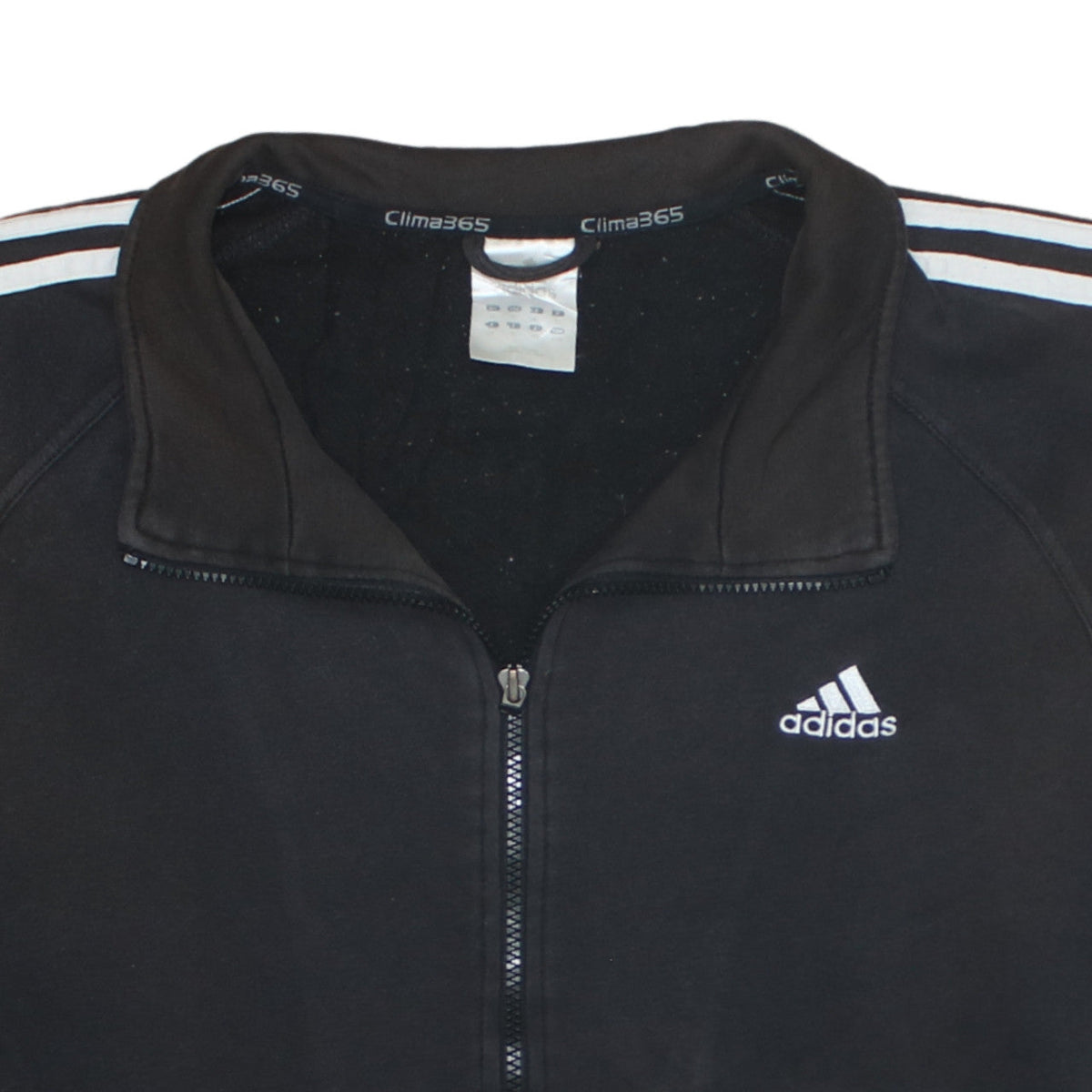 Adidas Men's Black Full Zip Sweatshirt Size M Sports Fleece
