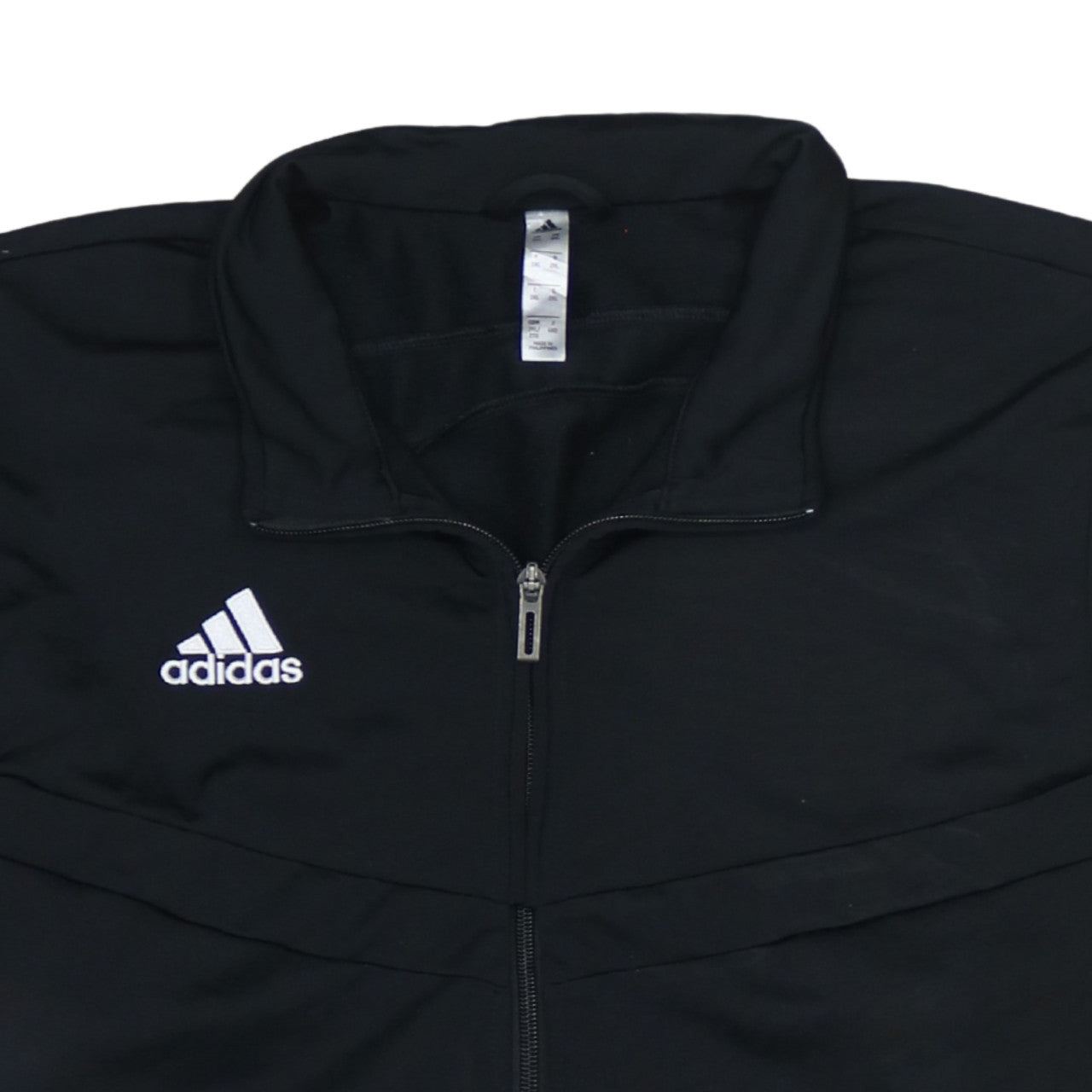 Adidas Mens Black 2XL Full Zip Sports Sweatshirt Jacket