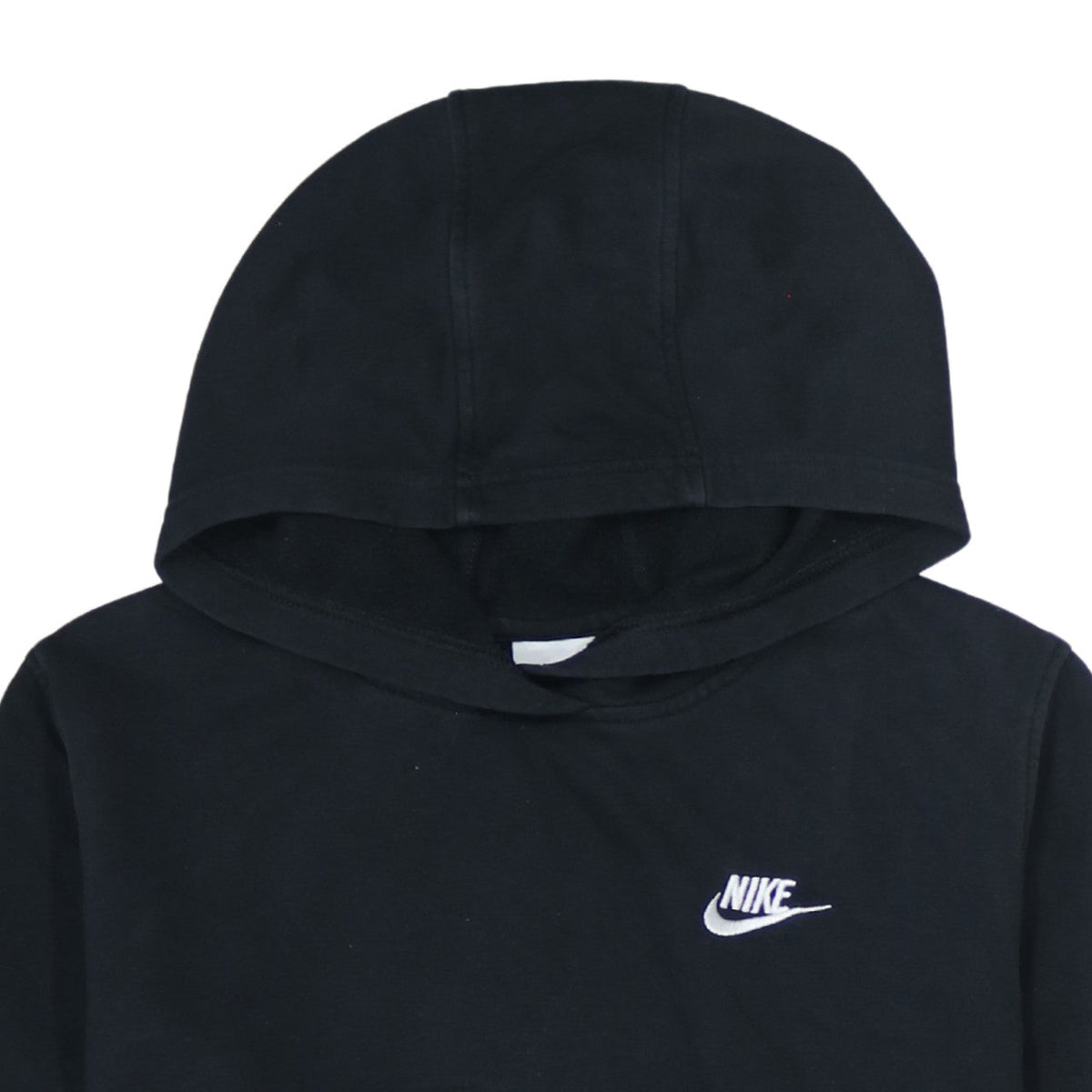 Nike Boys Black Pullover Hoodie XL 158-170cm Hooded Logo Sweatshirt