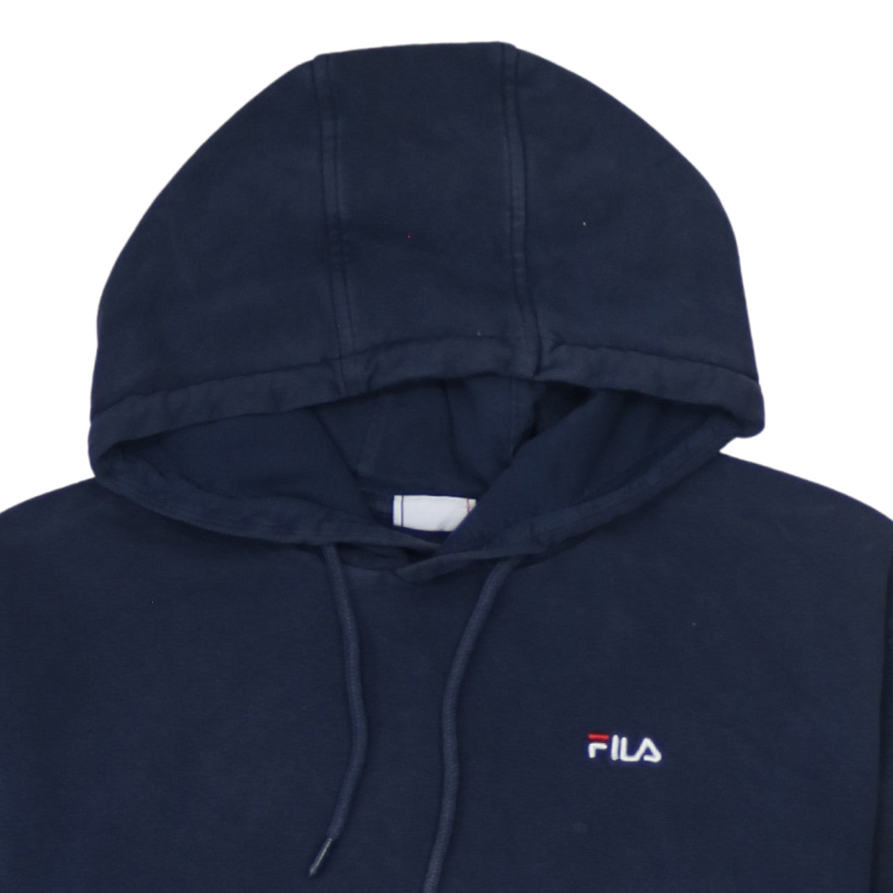 Fila Men's Blue Pullover Hoodie Size M Regular Fit Logo Sweatshirt