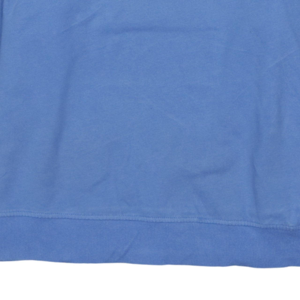 Champion Mens Blue 1/4 Zip Organic Cotton Sweatshirt Large