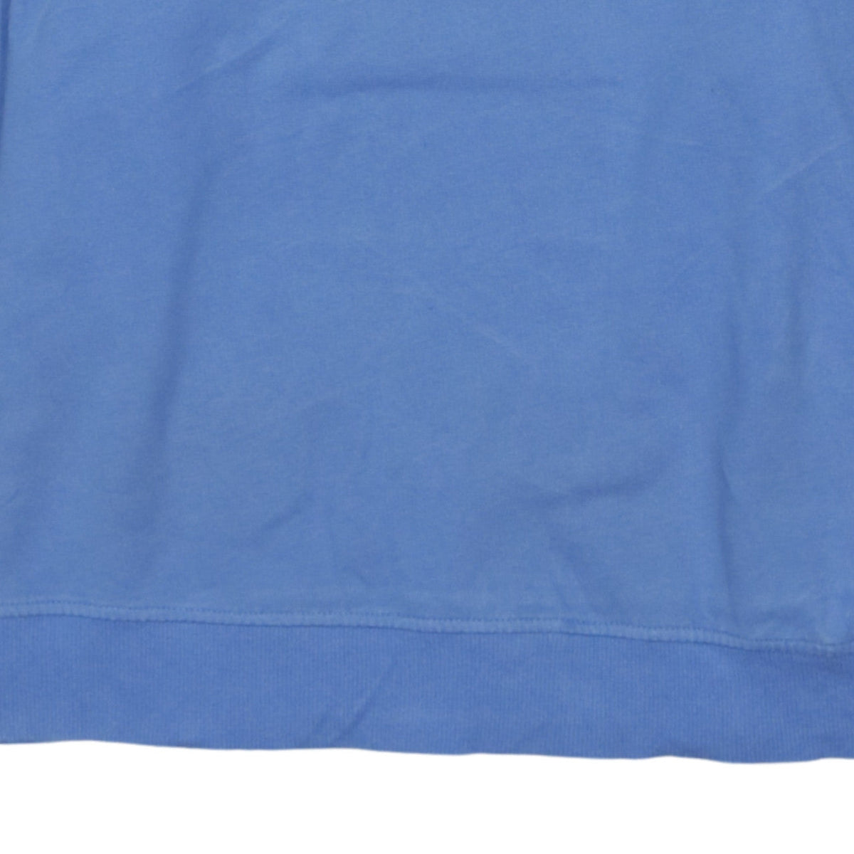 Champion Mens Blue 1/4 Zip Organic Cotton Sweatshirt Large