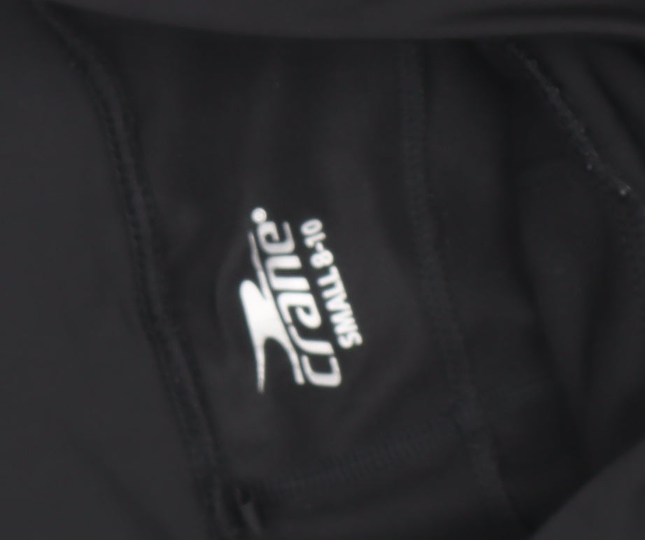 Crane Men's Black Small Compression Leggings Running Trousers