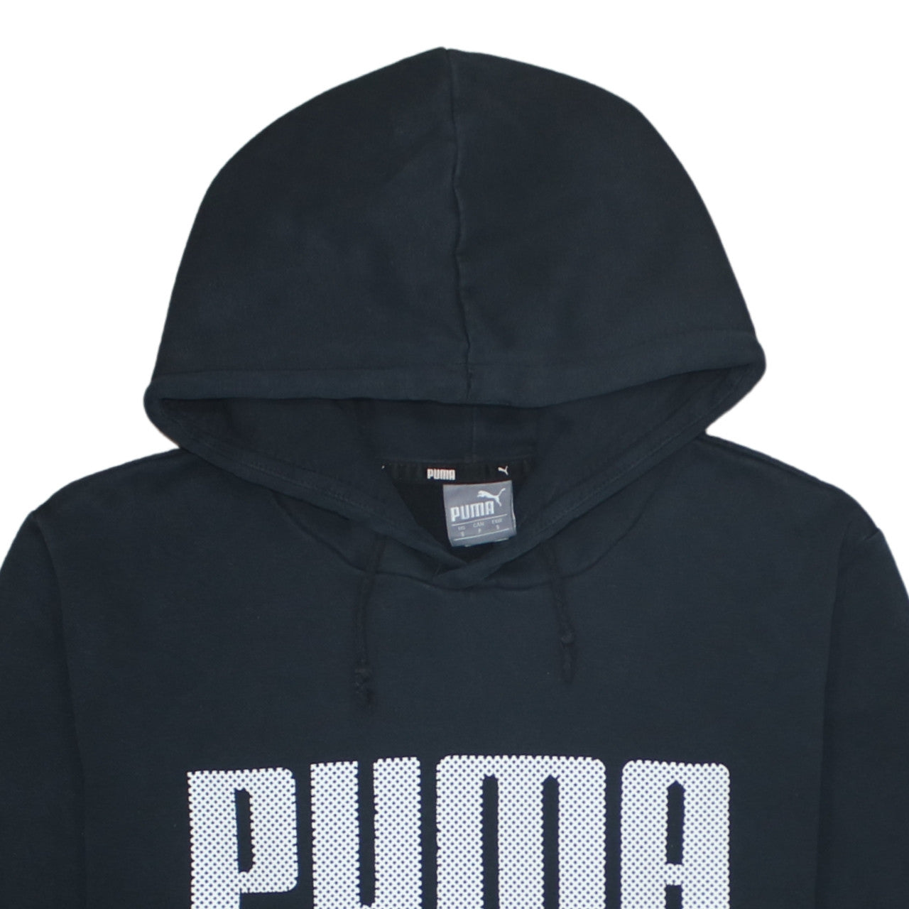 Puma Men's Black Pullover Hoodie Small Fleece Sportswear