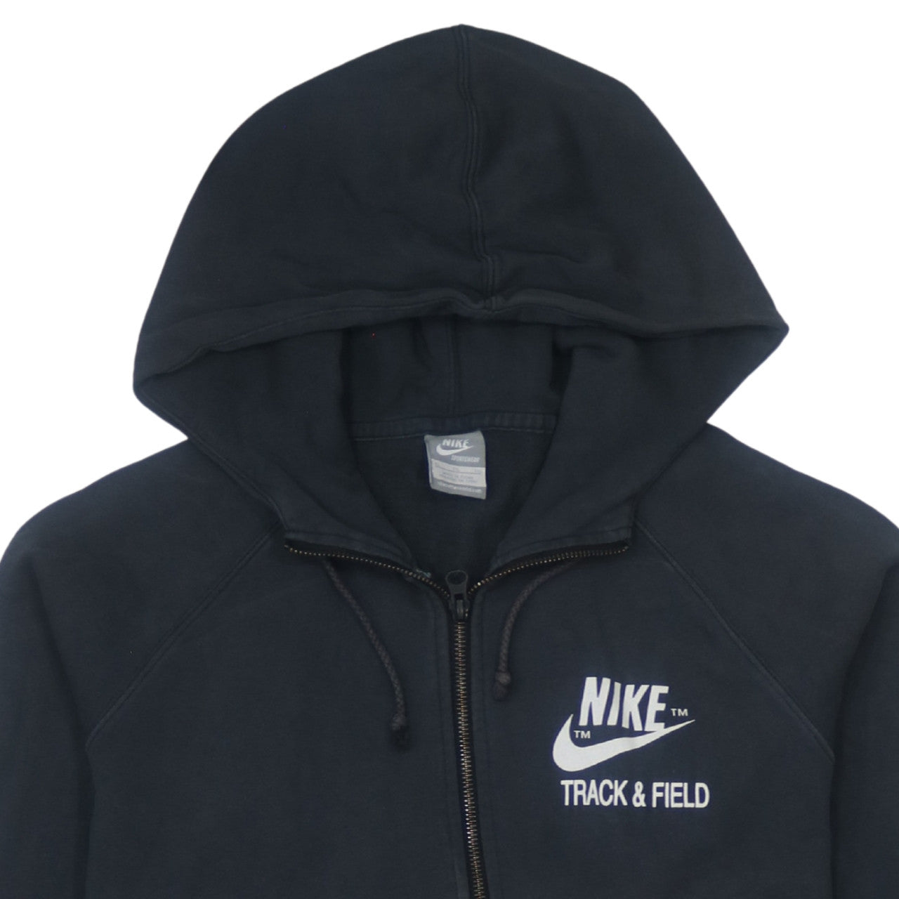Nike Men Black Full Zip Track & Field Hoodie XL