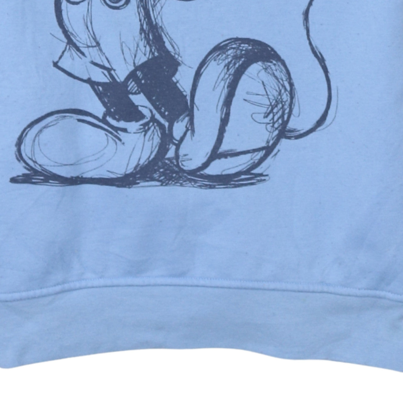 Disney Primark Women Blue Pullover Hoodie 2XS Mickey Graphic