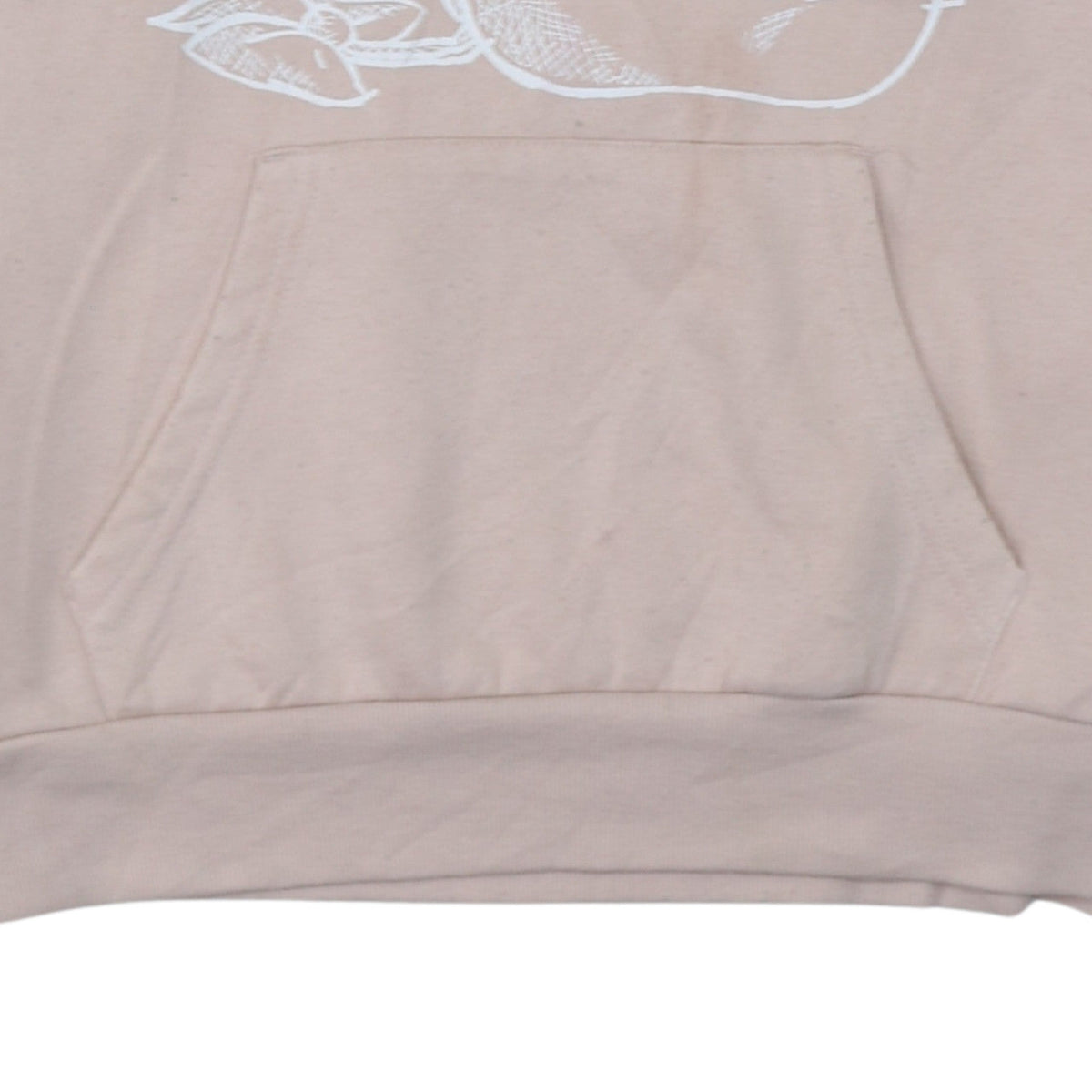 Disney Primark Women Beige Eeyore Pullover Hoodie XS Cotton