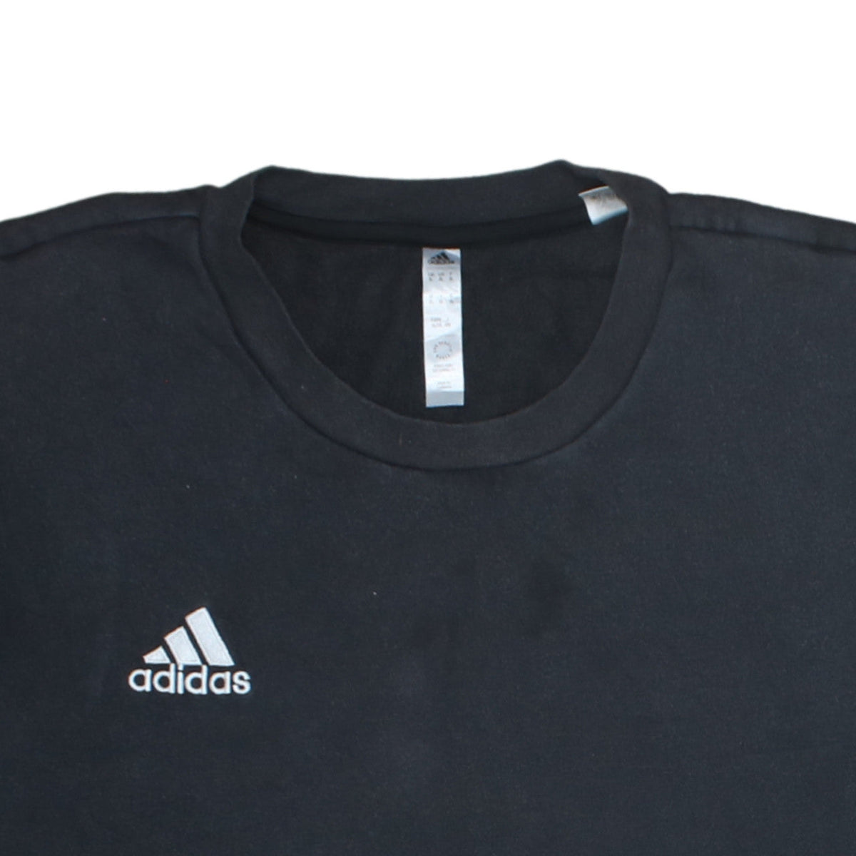 Adidas Men's Black XL Pullover Sweatshirt Crew Neck Fleece