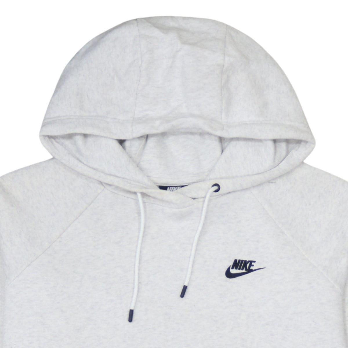 Nike Women’s Grey Pullover Hoodie Medium Cotton Blend Sportswear