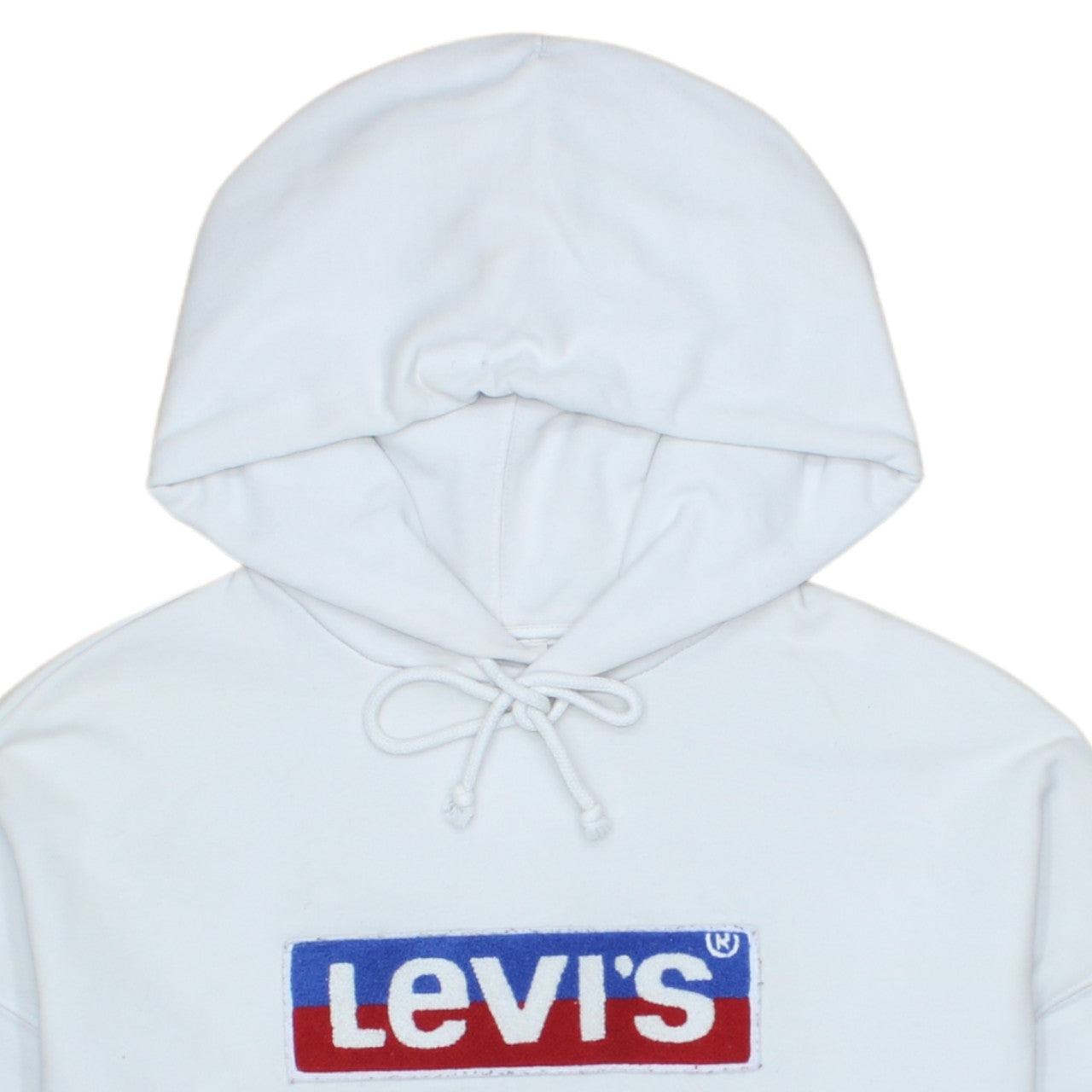 Levi's Men's White Pullover Logo Hoodie Size S Regular Fit